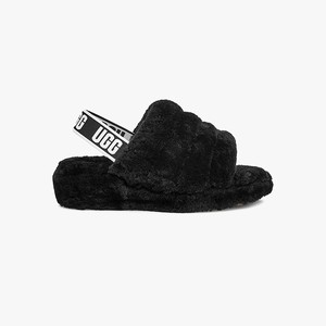 Ugg Fluff Yeah Women Slippers Black (7134EMXQT)